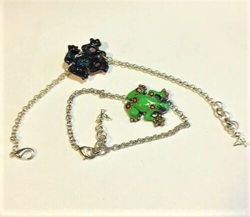 Bracelet grenouille M1 verte