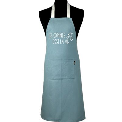 Apron, “Girlfriends are life” united ocean