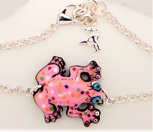 Pulsera rana rosa M1