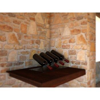 Casier à bouteilles 4 places modèle Cannonau pour bouteilles de vin