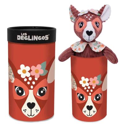 Simply Plush Melimelos le cerf en peluche dans la petite boîte