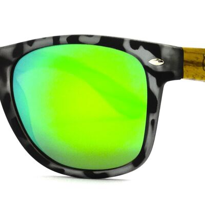 SUNGLASSES 129 WAY - TORTOISE GRAY - GREEN