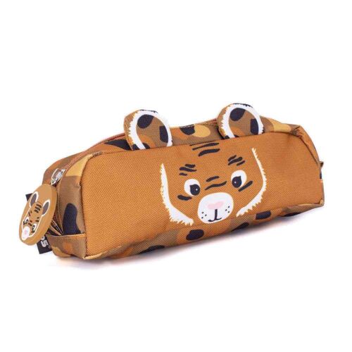 Speculos the Tiger -Zip Animal Face Pencil Case