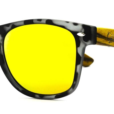 Sunglasses 130 way - tortoise grey - yellow