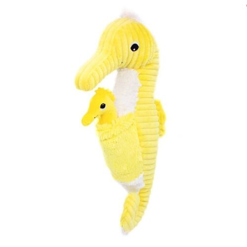 Papadou the Seahorse Dad and Fry - Yellow