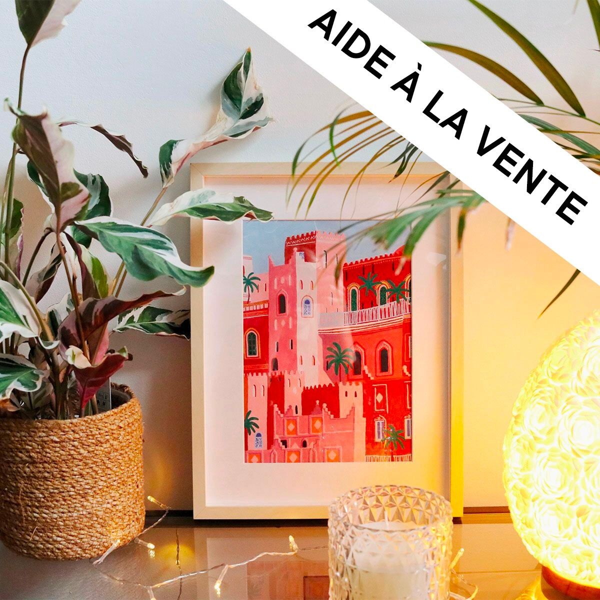 Beispielpräsentation Kleine Bürste - Marokko - Mit Rahmen