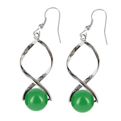 Green Aventurine Beads 10 mm Earrings