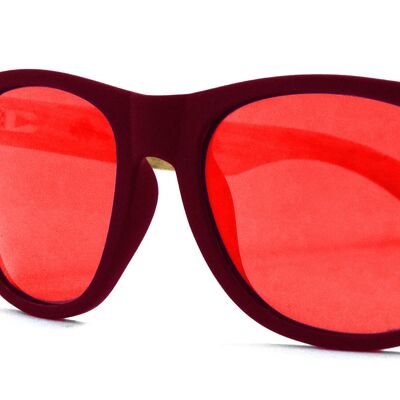 Sunglasses 143 way - red - red