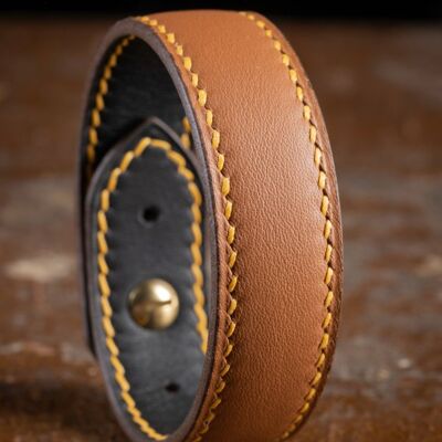 Brown Alérion leather strap
