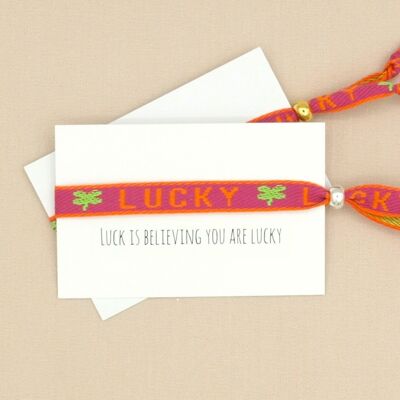 Lucky ribbon bracelet