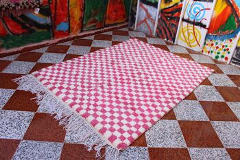 Tapis à carreaux, tapis marocain SHAG - UG60 2