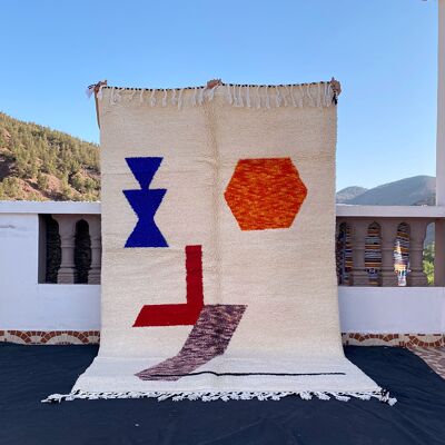 BENI OURAIN Teppich - Marokkanischer Teppich - K585