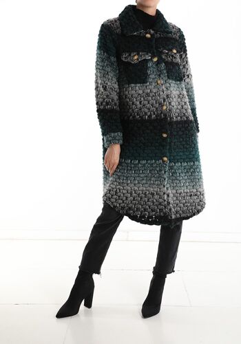 Cappotto in lana, per donna, fabriqué en Italie, art. 5030P.457 8