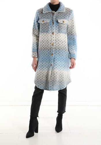Cappotto in lana, per donna, fabriqué en Italie, art. 5030P.457 1