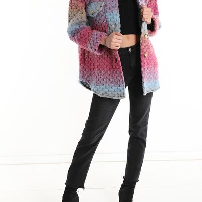 Cappotto in lana, da donna, Made in Italy, Kunst. 5068.457