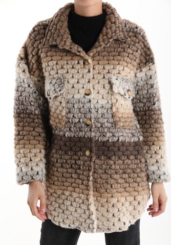 Cappotto in lana, da donna, fabriqué en italie, art. 5068.457 9