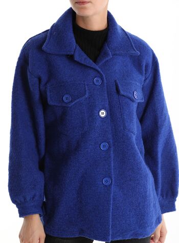 Manteau en laine, pour femme, Made in Italy, art. TI3093-17.369 9