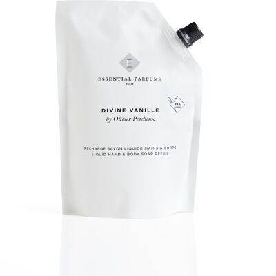 Hand & Body Flüssigseife Nachfüllpackung 500 ml – Divine Vanilla