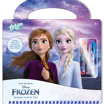 Livre d'activités du designer La Reine des neiges de Disney