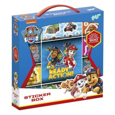 Paw Patrol grande scatola di adesivi