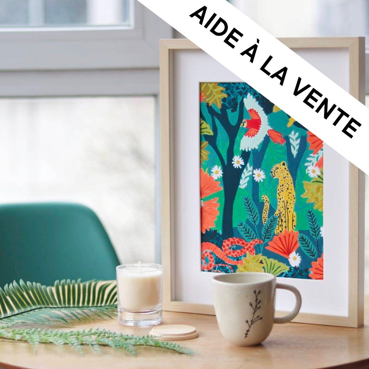 Beispielpräsentation Kleiner Pinsel - Jungle - Mit Rahmen