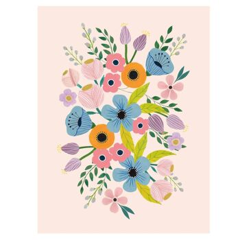 Exemple présentation Petit Pinceau - Flowers - Avec cadre 2