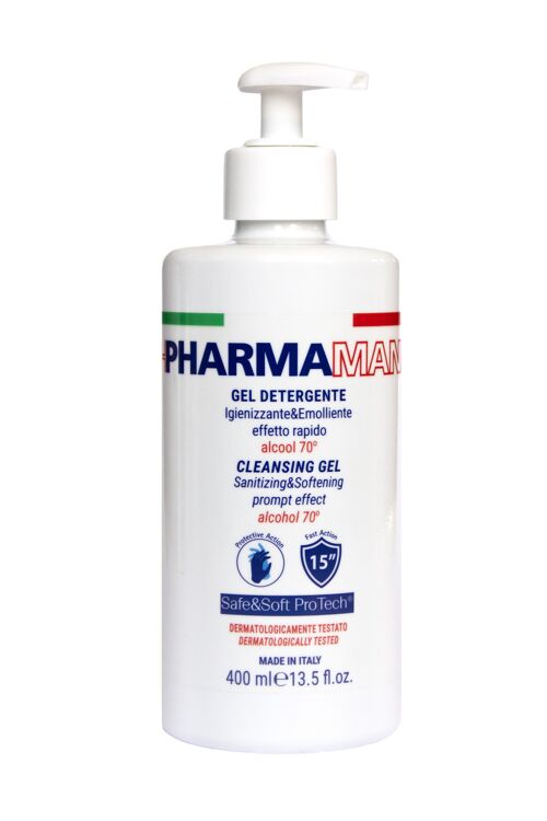 Buy wholesale PHARMAMANI HAND SANITIZING GEL with dispenser 400 ml Quick  effect - Alcohol 70% - Dermatologically tested - Made in Italy