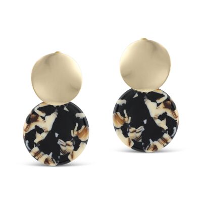 Sarah Two Tone Earrings 2324