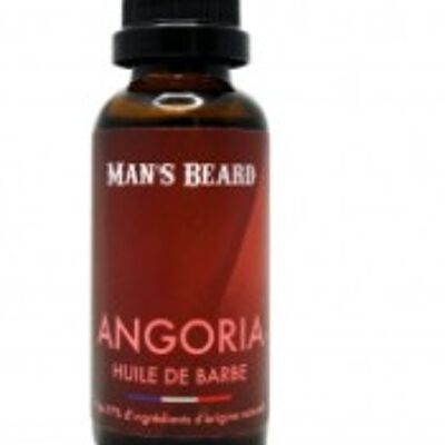 Man's Beard - Olio da Barba Angoria - Prodotto in Francia - 30 Ml