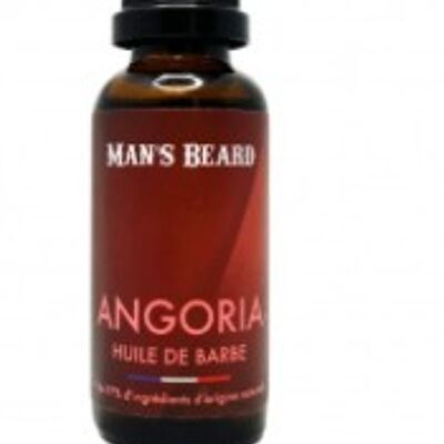 Man's Beard - Huile De Barbe Angoria - Fabriqué En France - 30 Ml