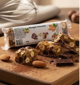 Torrone al cioccolato 100g