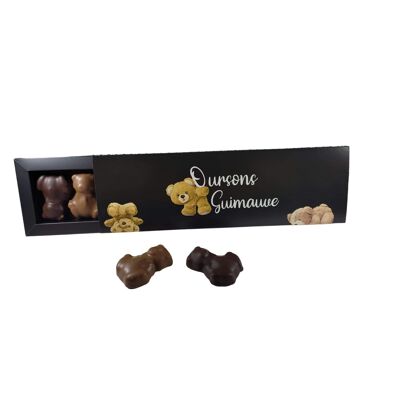 Oursons guimauve Chocolat noir x4