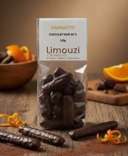 Orangettes dark chocolate 100g