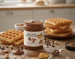 Crema de chocolate con leche y feuilletine 300g