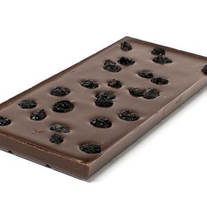 Tablettes de chocolat noir 66% myrtille 100g