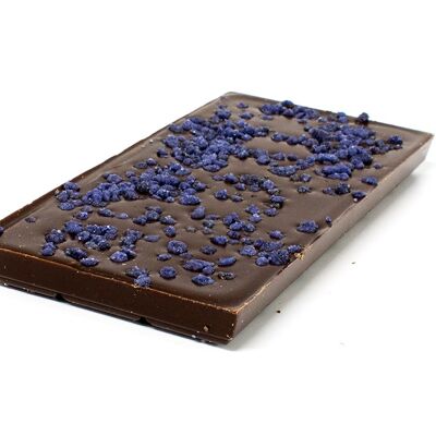Tablettes de chocolat noir 66% violette 100g