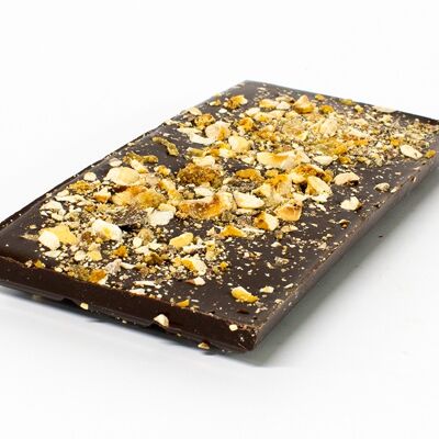Organic dark chocolate bars 71% hazelnut 100g