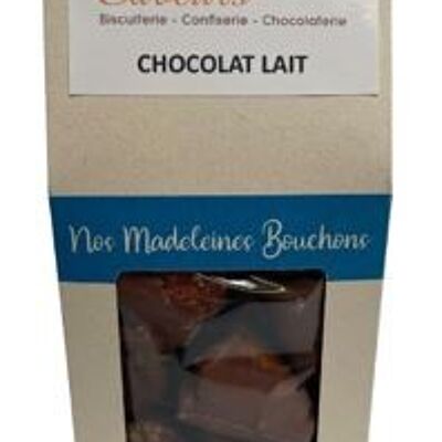 Madeleines Bouchon chocolate con leche 38% 150G