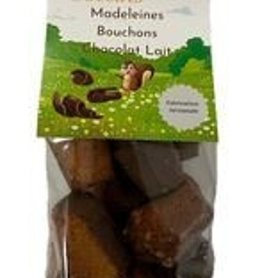 Madeleines Bouchon chocolate con leche 38% 150G