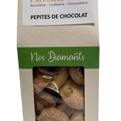 Diamanti con scaglie di cioccolato 66% 150G