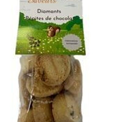 Diamantes con chispas de chocolate 66% 150G