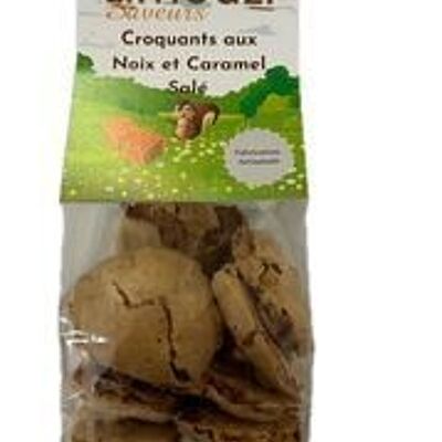 Crujiente de nueces con caramelo salado 80G