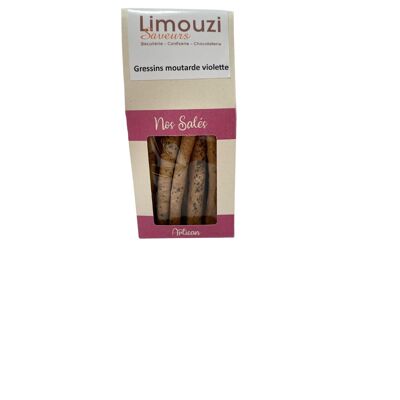 Violet Mustard Breadsticks 110g