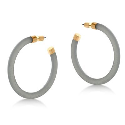 BOUCLES D'OREILLES EN RÉSINE ET MÉTAL ISABELLA 2365