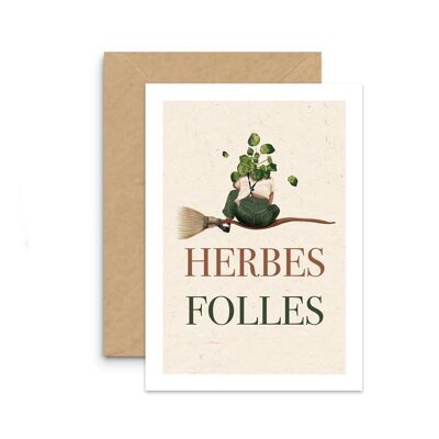 "Crazy Herbs" card