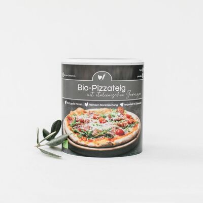 Mezcla orgánica para hornear masa de pizza con especias italianas