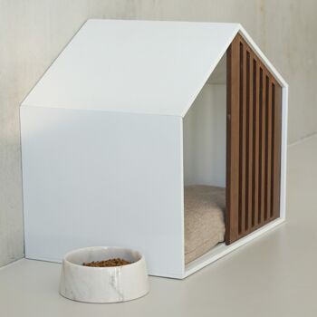 Maison de chat | bois | blanc | 52,5 x 60 x 40 cm 5