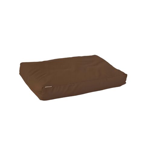 Dog pillow | cotton | EPS pearl filling | mocha | size M | 100 x 70 x 15 cm