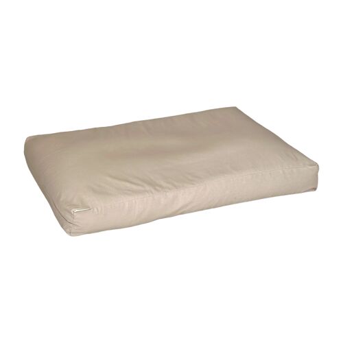 Dog pillow | cotton | EPS pearl filling | vanilla | size L | 130 x 90 x 15 cm