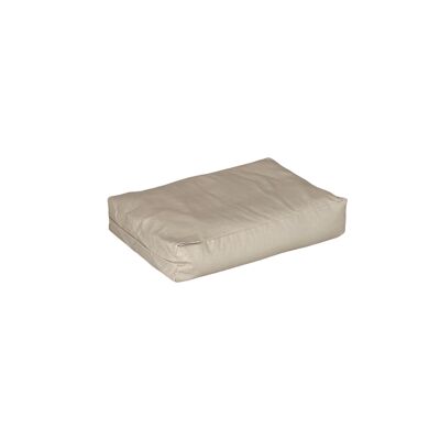 Almohada para perros y gatos | algodón | Relleno de perlas de EPS | vainilla | talla S | 70x50x15cm